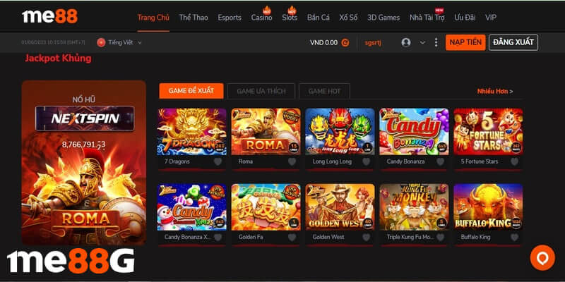 Cổng game Me88 là sân chơi hiện đại, chuyên nghiệp