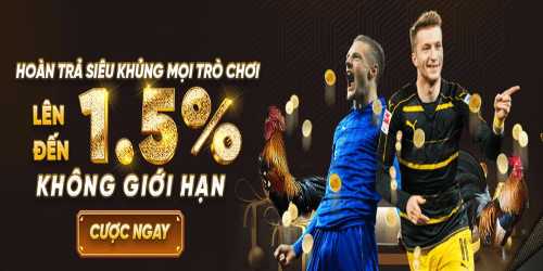 Tỷ lệ khuyến mãi hoàn trả 1.5% không giới hạn